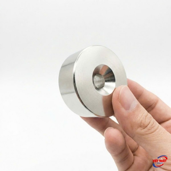 Nam châm viên 50x20 lỗ 10mm
